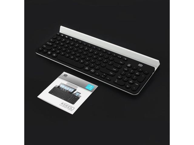 FD IK6650 Multi-Platform Wireless Bluetooth Keyboard 96 Keys With Tablet Stand