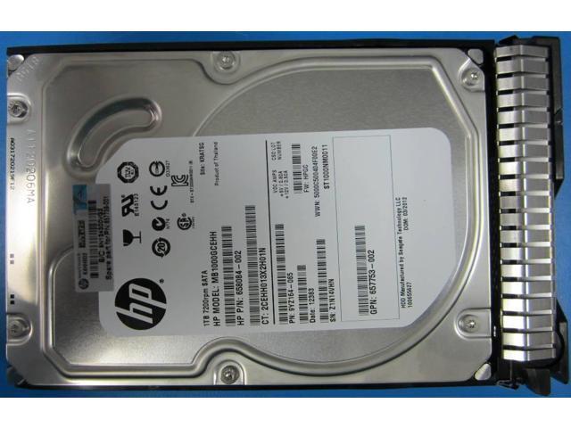 HPE 657739-001 1 TB Hard Drive - 35' Internal - SATA (SATA/600)
