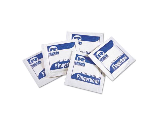 Royal Paper Moist Towelettes Lemon Scented Individually Wrapped 1000/Carton