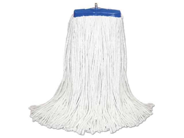 Cut-End Lie-Flat Mop Head Rayon 16oz White 12/Carton
