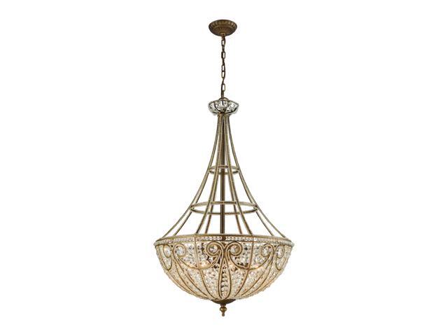 Elk Lighting Elizabethan 8 Light Pendant In Dark Bronze