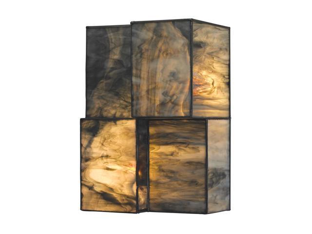 Elk Lighting Cubist Collection 2 Light Sconce In Brushed Nickel - 72070-2