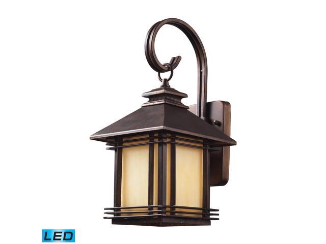 Elk Lighting 1 Light Outdoor Wall Sconce in Hazelnut Bronze - 42100-1-LED