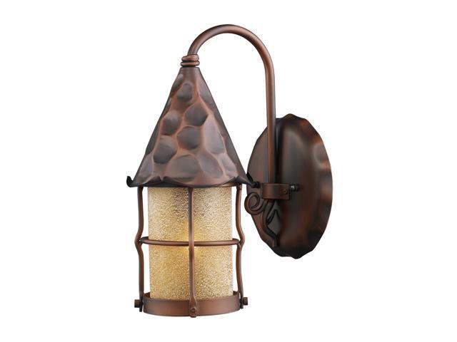 Elk Lighting Rustica 1-Light Outdoor Sconce Antique Copper - 381-AC