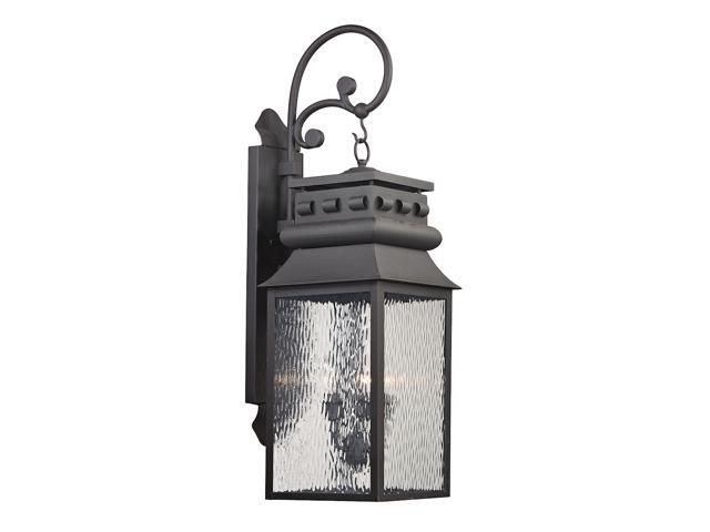 Elk Lighting Forged Lancaster Collection 3 Light Outdoor Sconce - 47064-3