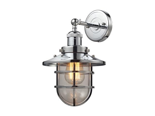 ELK Lighting Seaport 1 Light Sconce Polished Chrome - 66346-1
