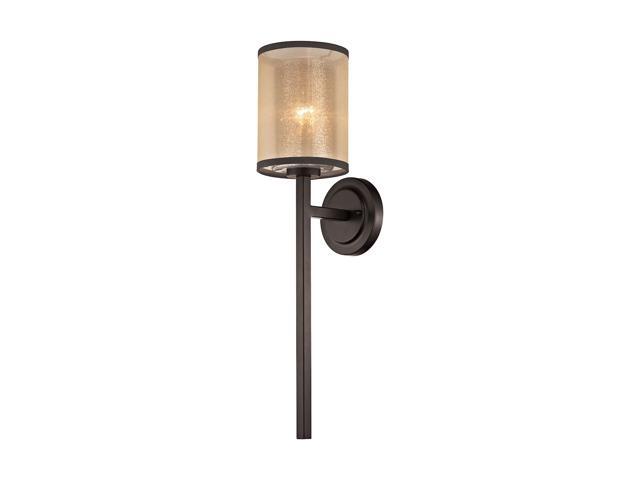 Elk Lighting Diffusion 1 Light Wall Sconce In Oil Rubbed Bronze