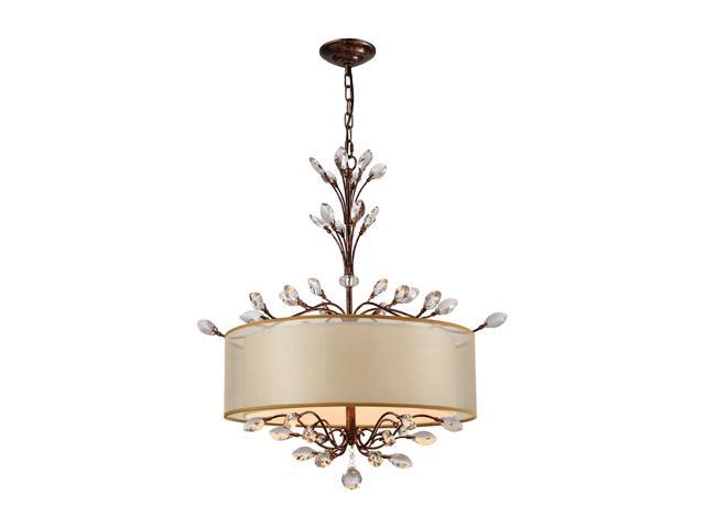 Elk Lighting Asbury 4 Light LED Chandelier In Spanish Bronze 16292/4