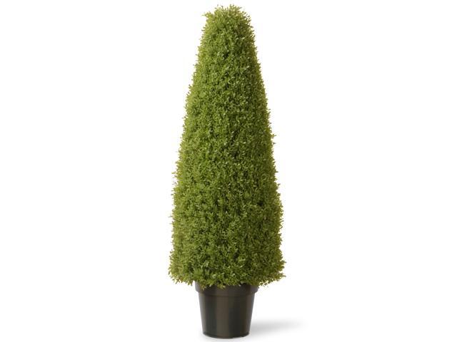 48' Tall Artificial Green Boxwood Topiary Tree with Round Pot