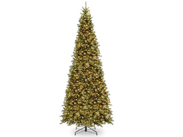 12' Pre-Lit Tiffany Fir Artificial Christmas Tree - Clear Lights