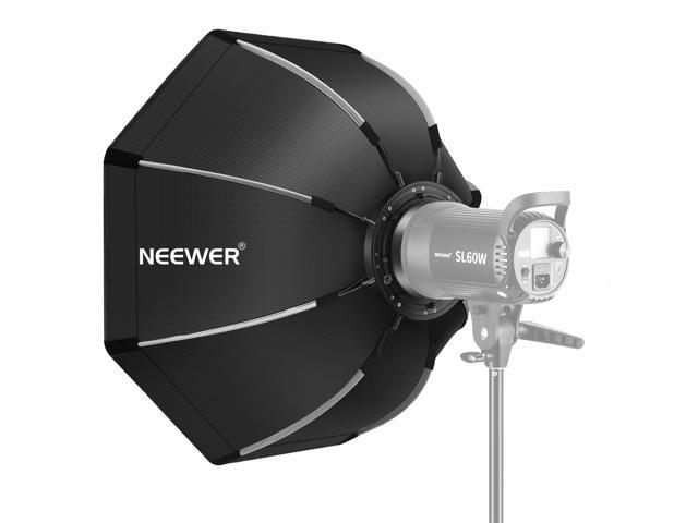 Neewer 26 inches/65 centimeters Foldable Octagonal Softbox with Bowens Mount Speedring Carrying Case for Speedlite Studio Flash Monolight Portrait