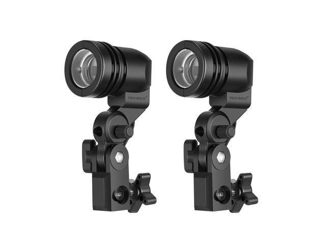 Neewer E27 Lamp Holder with Light Stand Mount Porcelain Socket and Umbrella Holder Studio Photography AC Socket for Lamp Bulb Light Stand 2 Packs