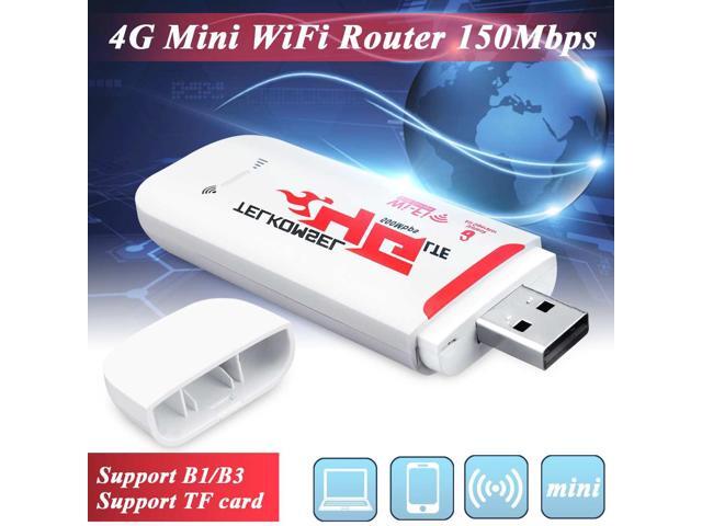 Unlocked- 4G/3G LTE WIFI Car Wireless USB Dongle Mobile Broadband Modem SIM Card