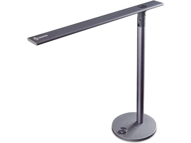 ONKRON LED Desk Lamp Eye Caring Dimmable Table Lamp with 3 Lighting Modes Dual Light D5A (Pearl BlackBerry)