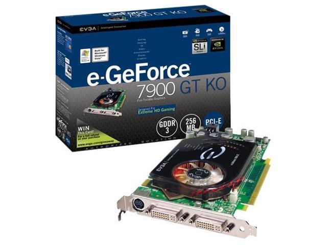 Evga Geforce 7900 Gt Graphic Card 500 Mhz Core 256 Mb Gddr3 Pci