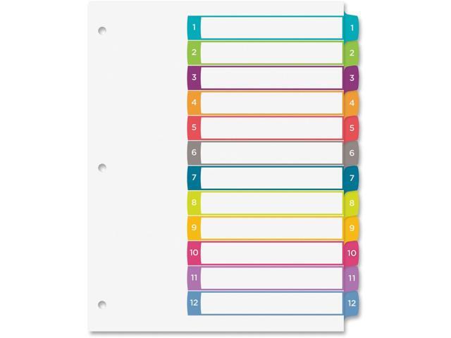 Avery Ready Index Table of Contents Dividers