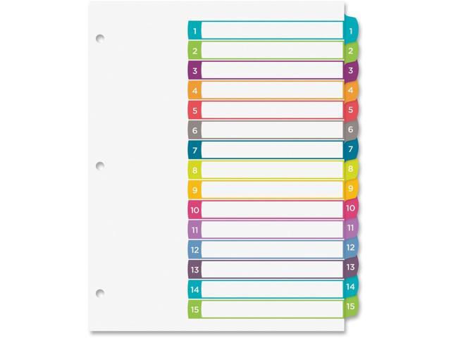 Avery Ready Index Table of Contents Dividers