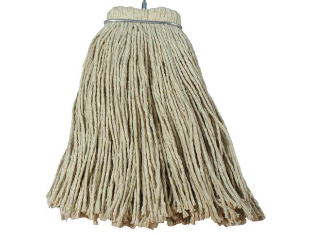 Layflat Regular Screw-Type Mop Head Cotton 24 oz 1' Headband White 12124