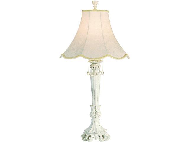 Kathy Ireland Chateau de Bordeaux Table Lamp - White