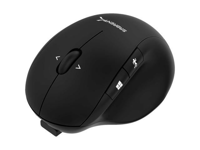 Sabrent Ergonomic 24GHz Wireless Rechargeable Mouse with 4D Function