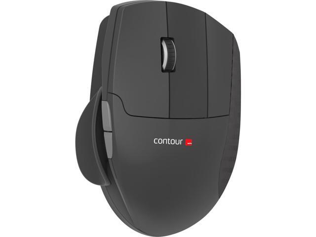 Contour Unimouse Left Handed Wired Mouse with PixArt PMW3330 Sensor Black