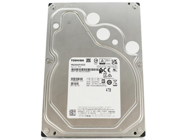 NeweggBusiness - Toshiba MG08-D MG08ADP400E 4TB 7.2K RPM SATA 6Gb