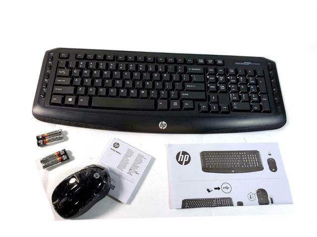 New HP Desktop 24GHz Wireless Keyboard & Laser Mouse Combo With USB V4L73AA#ABA