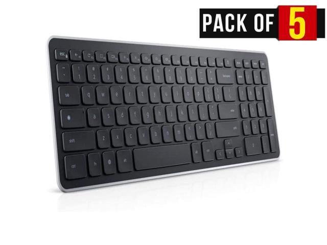 Lot 5 of Dell KB5220W KM713 Wireless QWERTY 102 Keys Black Keyboard 001GC 0001GC CN-0001GC