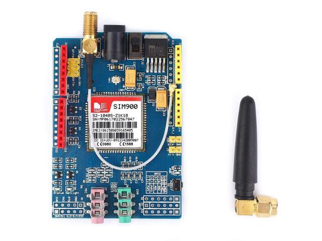 Development Board Module Kit Fit for SIM900 850/900/1800/1900 MHz GPRS/GSM Antenna 5~26V