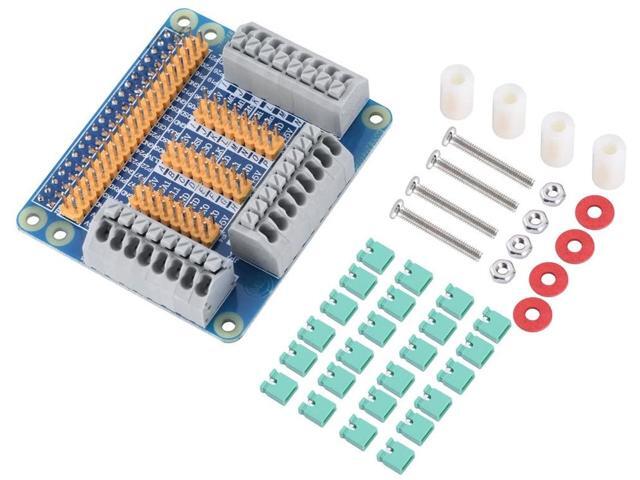 fosa Raspberry Pi 3 Pi 2 Pi Model B GPIO Expansion Extension Board One Row to Three Rows GPIO Multifunction Interface Module with Screws & Jumber