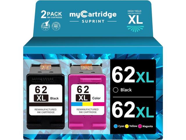 62-XL Ink Cartridges for HP 62XL Envy 7645 7640 5644 5540