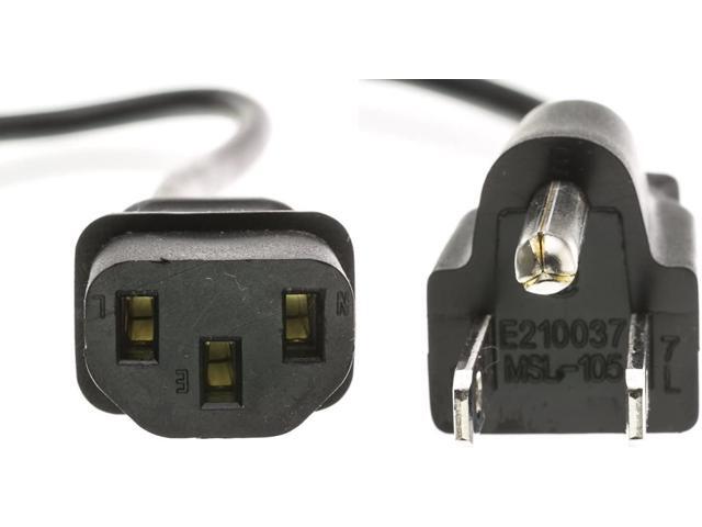 iMBAPrice 12 Ft Universal AC Power Cord - NEMA 5-15P to IEC320C13 UL Listed 3 Prong Power Cable