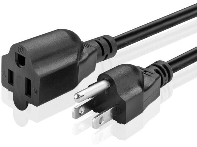 TNP Universal Power Extension Cord Cable Strip (12FT) - NEMA 5-15R to NEMA 5-15P Wire Connector Socket Plug Jack Outlet Power Strip Liberator Space