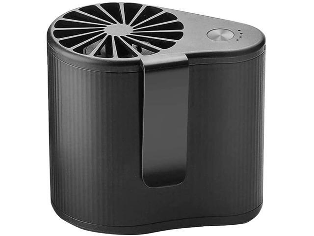 Allnice Mini Waist Fan Portable Personal Fan Rechargeable USB Fan with USB Cable 3 Speeds Adjustable and Hand-free Design for Camping Traveling