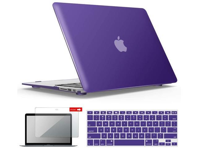 IBENZER Old Version MacBook Air 13 Inch Case (2010-2017 Release) (Models: A1466 / A1369) Plastic Hard Shell Case with Keyboard & Screen Cover for