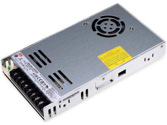 MEAN WELL DC Power Supply LRS-350-12 2 Pack 12V 29A 350W for CCTV Computer Project 3D Printer LED Strip Light Router NES/S/SE(LRS-350-12 2PK)