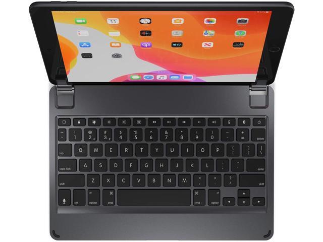 Brydge 102 Wireless Keyboard Compatible with iPad (8th Gen 2020& 7th Gen 2019) Backlit Keys Long Battery Life (Space Gray)