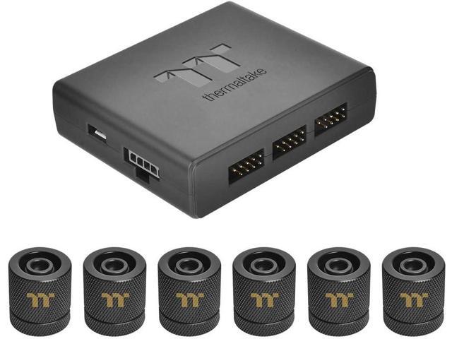 Thermaltake Pacific RGB Plus TT Premium Edition 6-Pack G 1/4' PETG Tube 16mm OD 12mm ID Fitting Kit CL-W185-CU00BL-A