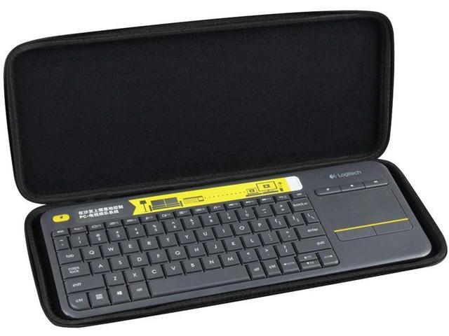 Hermitshell Hard EVA Travel Nylon Case fits Logitech K400 920-007119 Plus Wireless Touch Keyboard