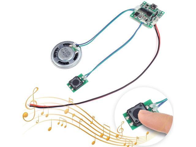 Icstation Recordable Sound Module Button Control 8M MP3 WAV Music Voice Player Programmable Board with Speaker for Mother's Day DIY Music Box