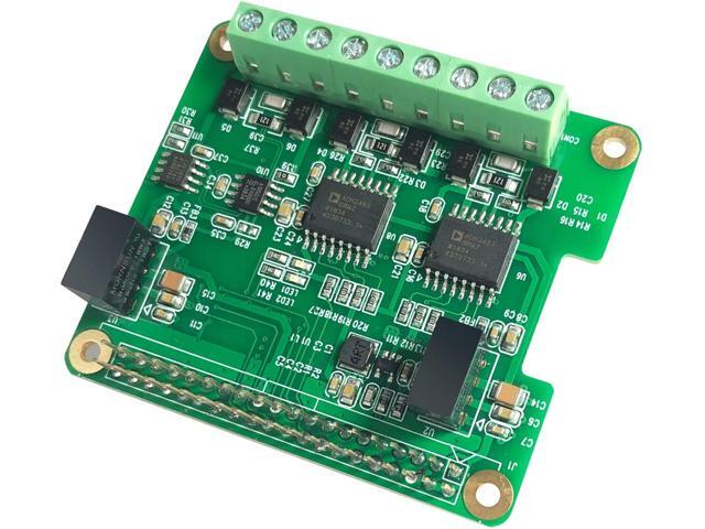 RS485 CAN HAT for Raspberry Pi Via SPI Onboard 1 x CAN Bus MCP2515 Transceiver 2 x RS485 Bus SC16IS1752 Signal and Power Isolated ESD Protection