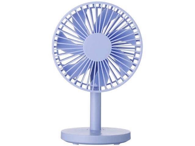 MZTYX Desktop USB Fan Mini Fan Low Noise Office Household USB Charging Portable Small Fan Blue