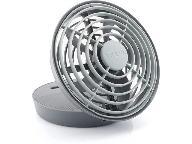 O2COOL 5-Inch Portable USB Fan Grey