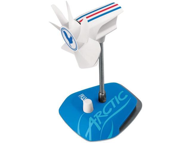 ARCTIC Breeze Country Edition - USB Desktop Fan with Flexible Neck and Adjustable Fan Speed I Portable Desk Fan for Home Office I Silent USB Fan I