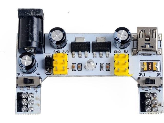DollaTek MB102 Breadboard Power Supply Module 33V 5V for Arduino Board Solderless Breadboard
