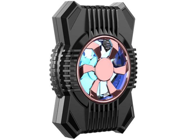 Soso Phone Cooler Cell Phone Radiator Portable Mobile Phone Cooling Fan Mobile Phone Stand Radiator Phone Cooling USB Universal Mute Fan Cooler