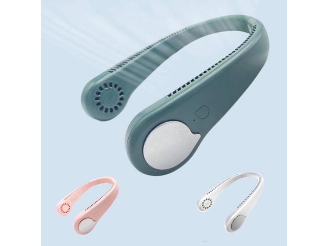 PPT Portable Neck Fan Hands Free Bladeless Fan 1800 mAn Battery Operated Wearable Personal Fan USB Charging Portable Mute neck Fan 3-Speed