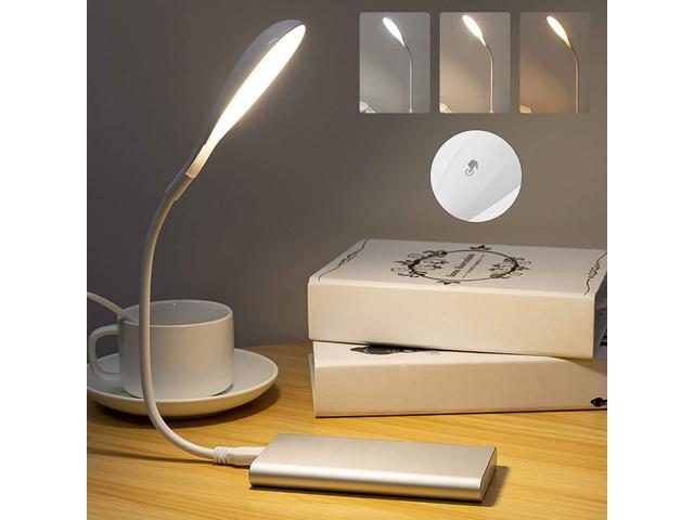 USB Portable Light JIKEGF Touch Switch Laptop Keyboard Reading Light 3-Color Temperature Dimmable Night Light Portable Camping Light