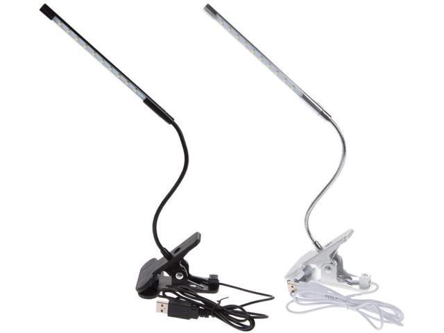 Wzdszuiltd Lamps for Bedrooms USB Smart LED Touch Dimmable Flexible USB Eye-Care Reading Light Adjustable LED Solid Clip Laptop Bedroom Desk Study