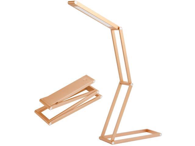 Foldable LED Desk Lamp Office Lamp with USB Charging Port Portable Small Mini Table lamp 3 Brightness Levels Eye-caring Reading Lamps Metal